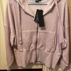 Mono B Lilac Lavender Full Zip Hoodie